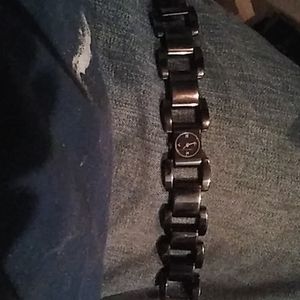marc jacob black metal watch